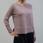Maglia Linfa alpaca rosa antico S/M