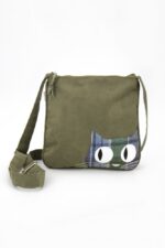 Borsa a tracolla piccola Lumberjack Cat