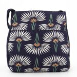 Borsa Oval Tote Fiori Ottici