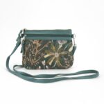 Borsa mini due tasche Broccato Fiori Vei
