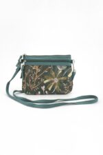 Borsa mini due tasche Broccato Fiori Vei