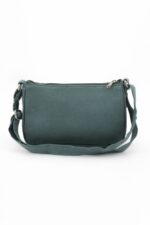 Borsa baguette Alba Broccato Fiori Verdi - immagine 2