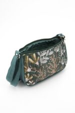 Borsa baguette Alba Broccato Fiori Verdi - immagine 3