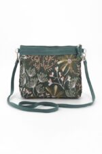 Borsa Sweety Broccato Fiori Verdi - immagine 2