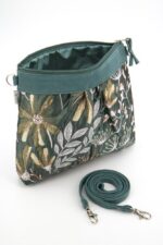 Borsa Sweety Broccato Fiori Verdi - immagine 3