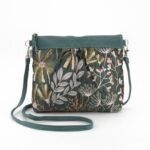 Borsa Sweety Broccato Fiori Verdi
