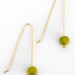 Orecchini Saltarin verde lime