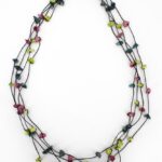 Collana Rumbito rosa e blu