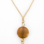 Collana Colibrì cammello