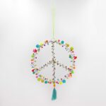 Decorazione simbolo della pace 12cm - immagine 2