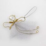 Angioletto con tulle bianco 16x10cm
