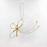 Angioletto con tulle bianco 16x10cm - immagine 2