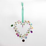 Decorazione multicolor Cuore 8cm - immagine 2