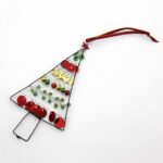 Decorazione albero di natale multicolor