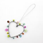 Decorazione cuore multicolor 5cm