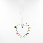 Decorazione cuore multicolor 5cm - immagine 2