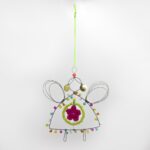 Decorazione angelo multicolor 11cm - immagine 2