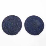 Set 2 sottobicchieri blu seagrass 10cm - immagine 2