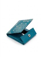 Portamonete azzurro Mandala 7x7cm - immagine 2
