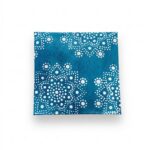 Portamonete azzurro Mandala 7x7cm