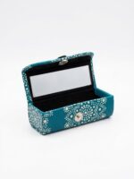 Portarossetto azzurro Mandala 8.5x3x3cm - immagine 2