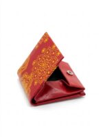 Portamonete rosso Mandala 7x7cm - immagine 2