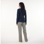 Pigiama donna Alfa Indigo Checks S - immagine 2
