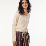 Pigiama donna Fusa Fig Stripes S
