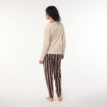 Pigiama donna Fusa Fig Stripes M - immagine 4