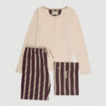 Pigiama donna Fusa Fig Stripes L - immagine 4