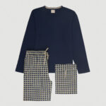 Pigiama uomo Uve Indigo Checks XL - immagine 3