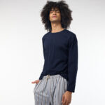 Pigiama uomo Iota Silver Stripes M - immagine 4
