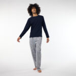 Pigiama uomo Iota Silver Stripes M - immagine 2