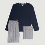 Pigiama uomo Iota Silver Stripes XL