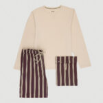 Pigiama uomo Iota Fig Stripes M - immagine 2