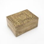 Scatola legno Mandala 20x15x8,5cm