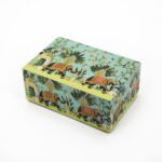 Scatola legno Elefanti 15x10x6,5cm