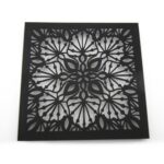 Sottopentola metallo nero Mandala 20cm - immagine 2