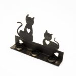 Portalumino metallo Gatti innamorati - immagine 2