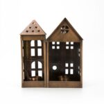 Portalumino Casa metallo 18x12x21cm - immagine 2