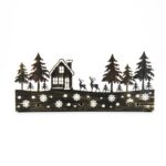 Portalumini Casa nel bosco 36x5x15cm