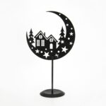 Portalumino Luna metallo 20x9,5x29cm