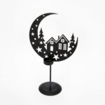 Portalumino Luna metallo 20x9,5x29cm - immagine 2