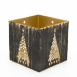 Portalumino cubo Albero stilizzato 10cm