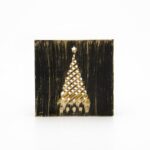 Portalumino cubo Albero stilizzato 10cm - immagine 2