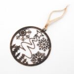 Decorazione da appendere Neve 10x14cm - immagine 2
