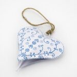 Campanella bianca Cuoricino 15x4x15cm