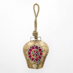 Campanella oro Mandala 11x7x14cm