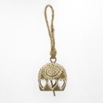 Campanella oro Cuoricini 5x2,5x6cm