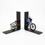 Fermalibri Motorino metallo 30x15cm - immagine 2